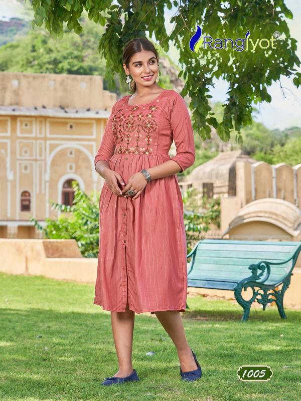 Rangjyot Greciya 2 Fancy Wear Designer Kurti Collection